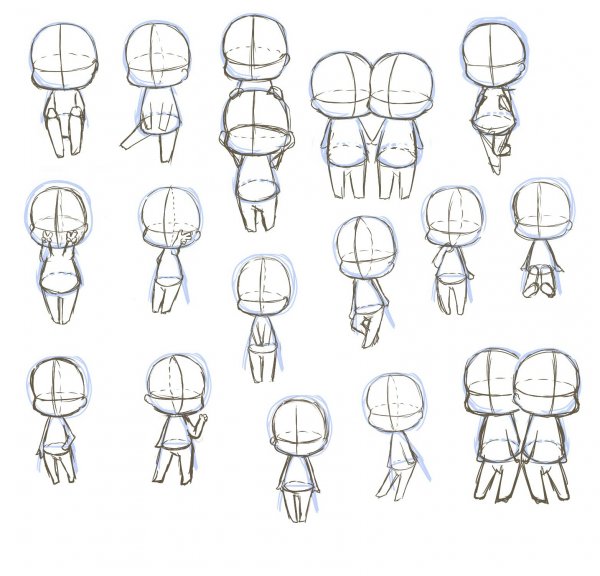 Чиби аниме анатомия