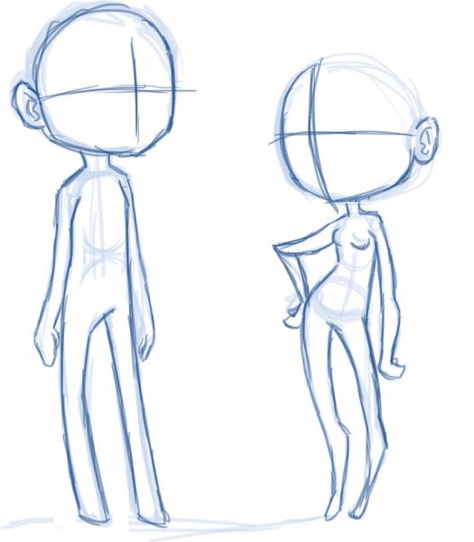 Чиби мальчик референс