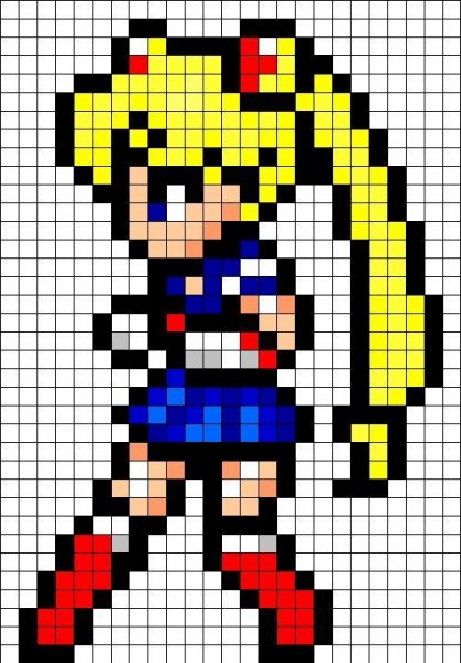 Пиксель арт схемы