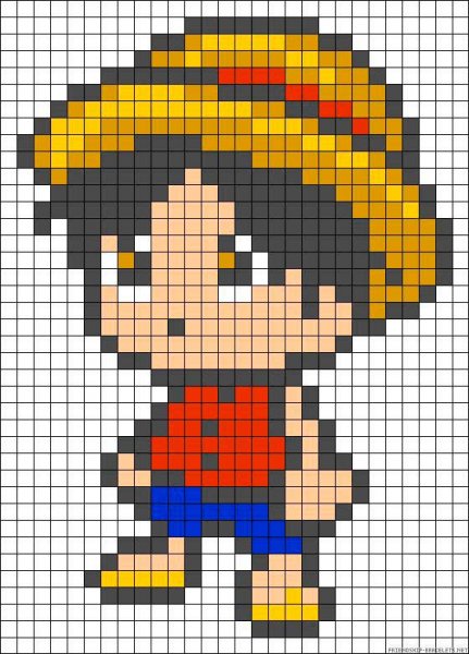 Аниме по пикселям