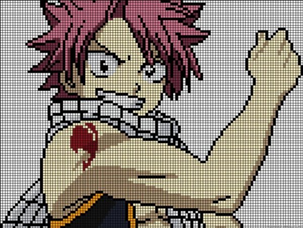 Хвост феи Pixel Art