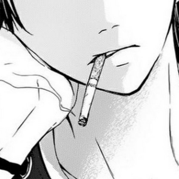 Манга парень с сигаретой