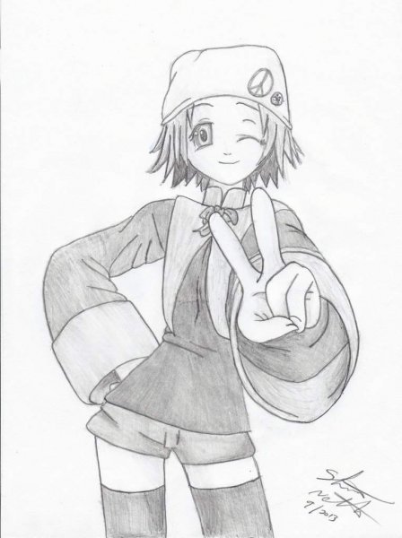 Обычные рисунки аниме