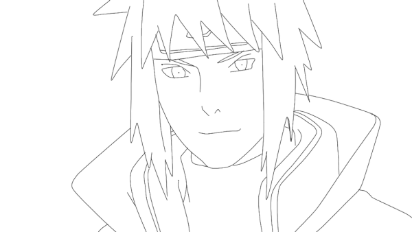 Наруто Минато разукрашка