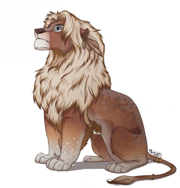 Опасный Лев арт