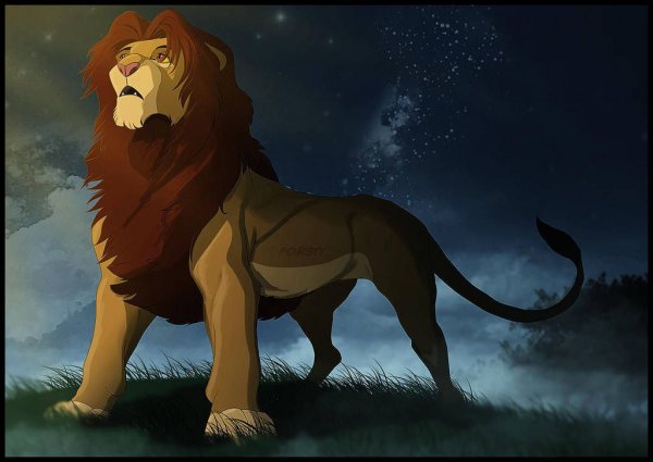 Прайд Львов арт Король Лев