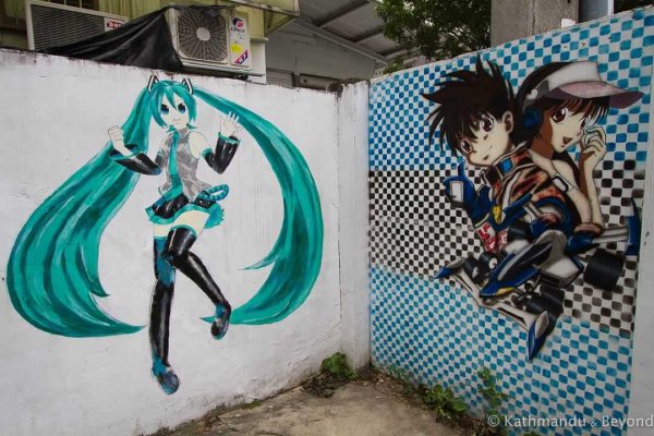 Граффити рисунки аниме