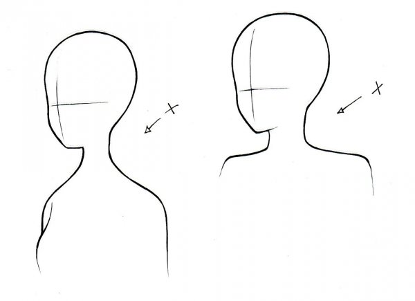 Манекен головы для рисования