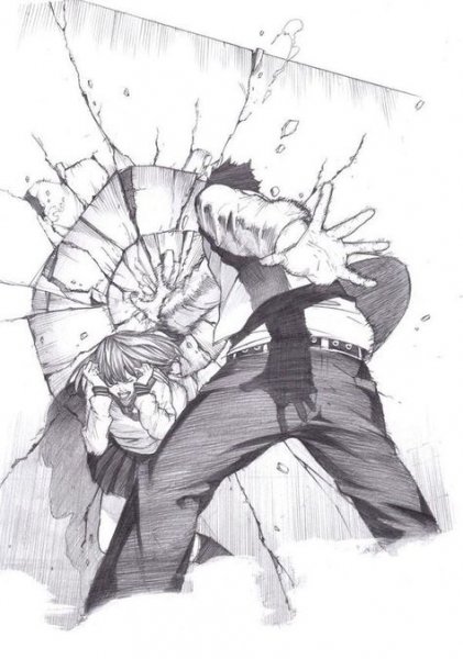Наброски аниме драки