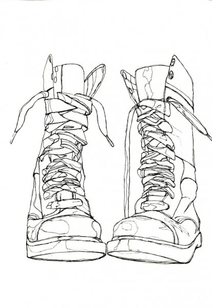 Скетчи кроссовок