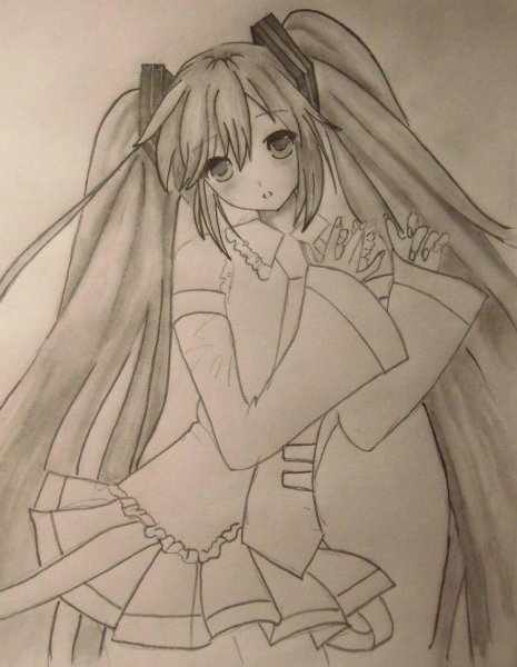 Красивые рисунки карандашом аниме