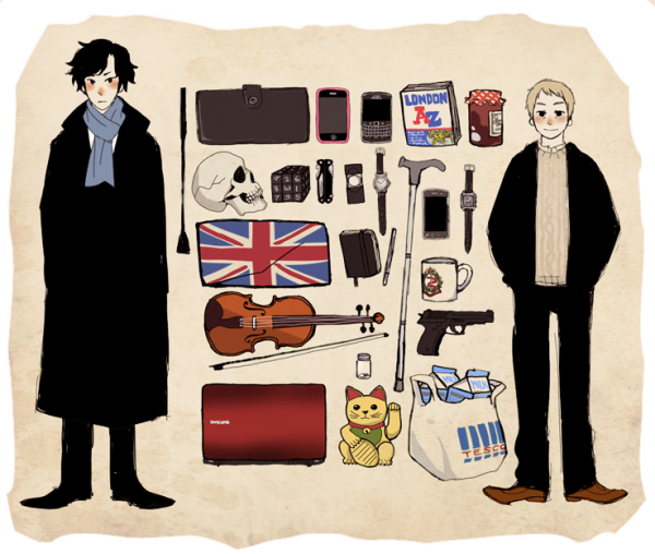 Шерлок Холмс bbc предметы