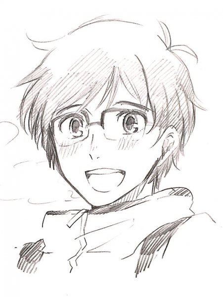 Юрий Кацуки для срисовки