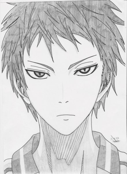 Акаши Сейджуро черно белый