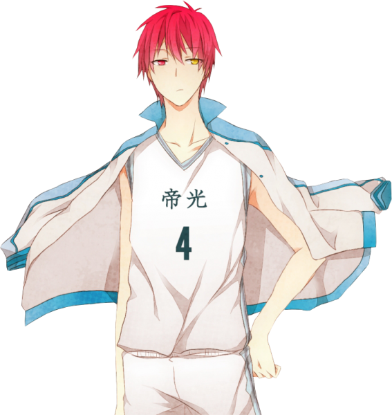 Баскетбол Куроко Акаши Сейджуро в полный рост