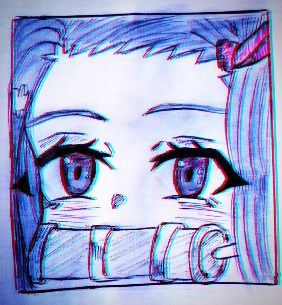 Срисовать аниме клинок рассекающий демонов