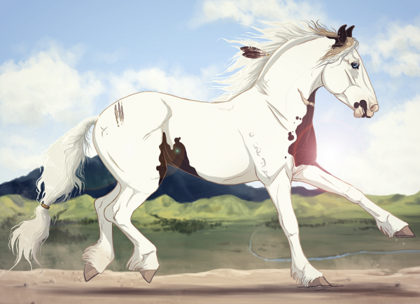 Аниме конь