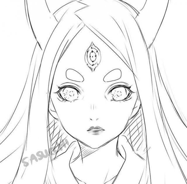 Кагуя Ооцуцуки арт