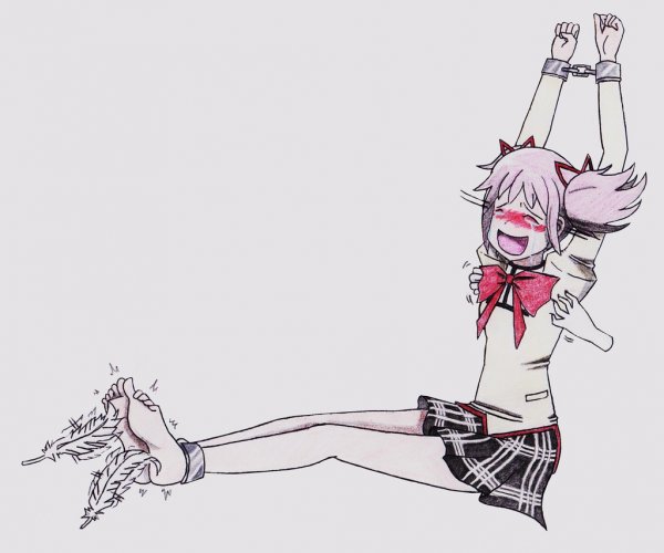 Аниме пытка щекоткой живот