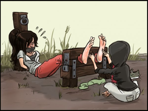 Щекотка девушек арт