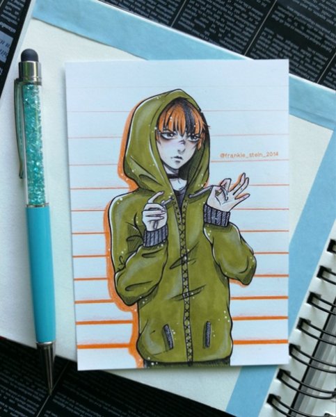 Сюзанна Гунько скетчбук Франклин