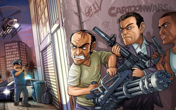 Майкл Франклин и Тревор арт