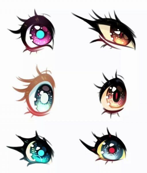 Милые глаза аниме