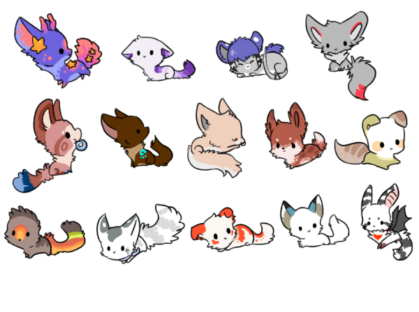 Чиби зверюшки