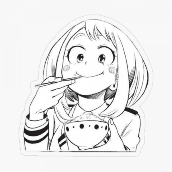 Урарака Очако Манга