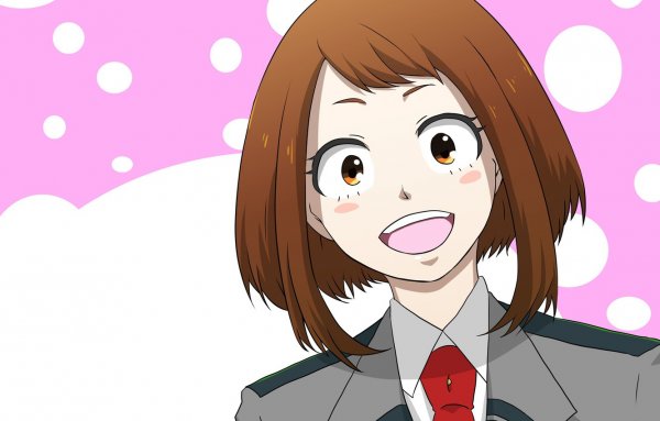 Аниме геройская Академия Урарака