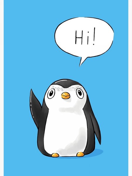 Пингвин арт