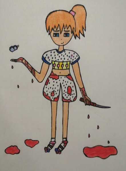 Убогие рисунки детей аниме