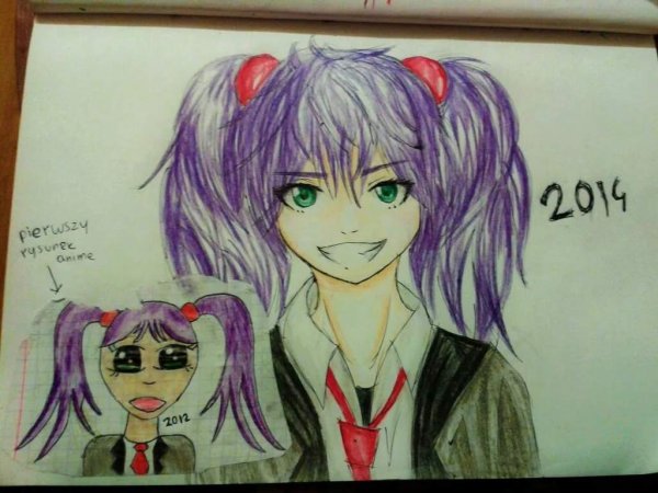 Рисунки детей в стиле аниме