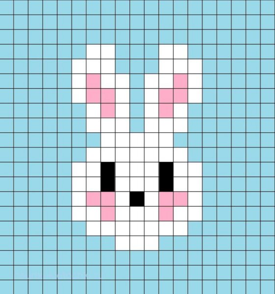 Рисунки по клеточкам маленькие