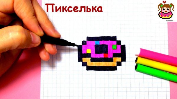 Рисунки по клеточкампоники