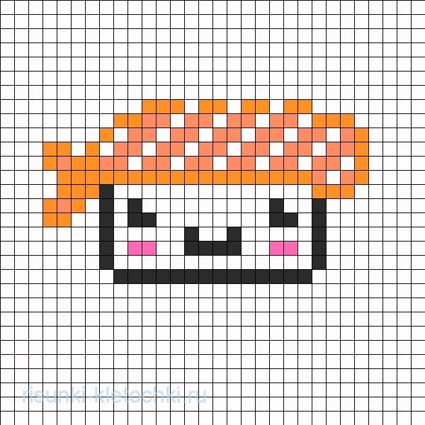 Рисунки по клеточкам в тетради ееда