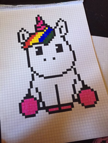 Рисование по клеточкам милые