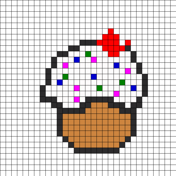 Рисунки по клеточкам легко