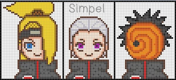 Рисунки по клеточкам нару