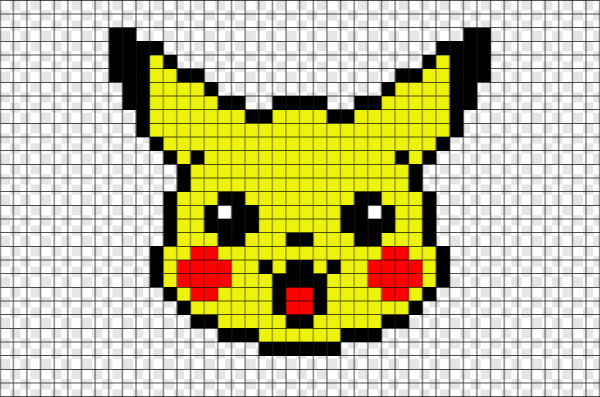 Пикачу пиксель