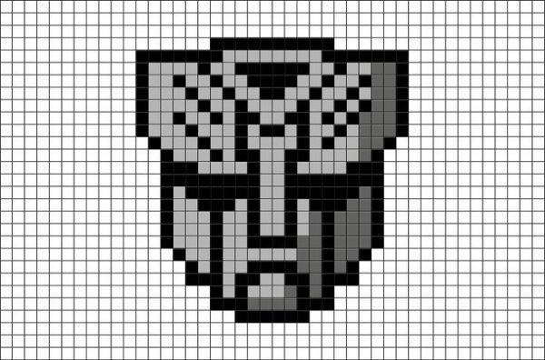 Рисунки по клеточкам для мальчиков крутые