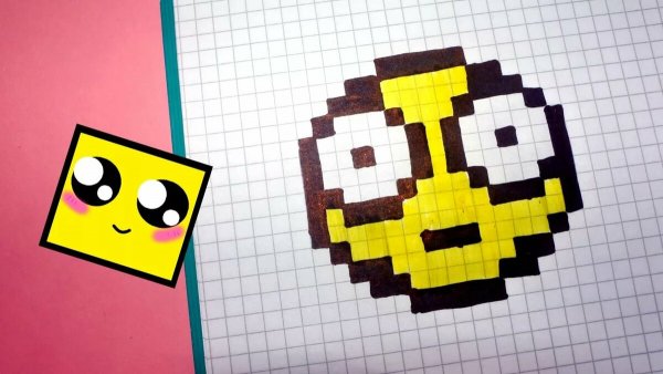 Смайлики по клеточкам