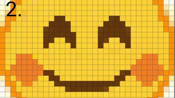 Рисунок по клеточкам смальлик