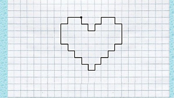 Рисование по клеточкам в тетради для начинающих