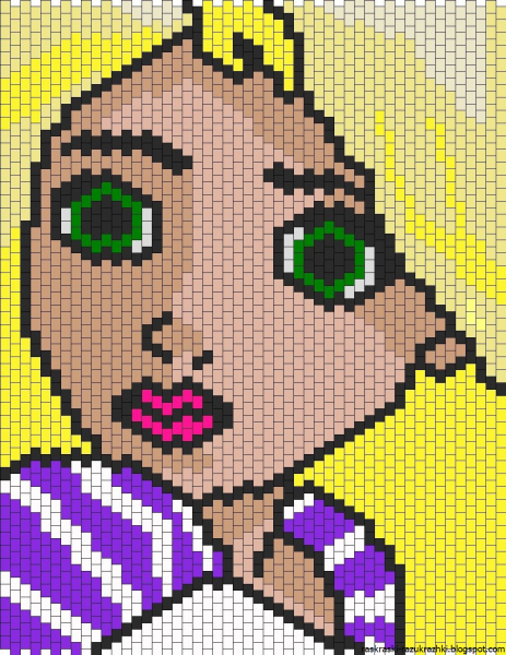 Рисование по клеткам для девочек