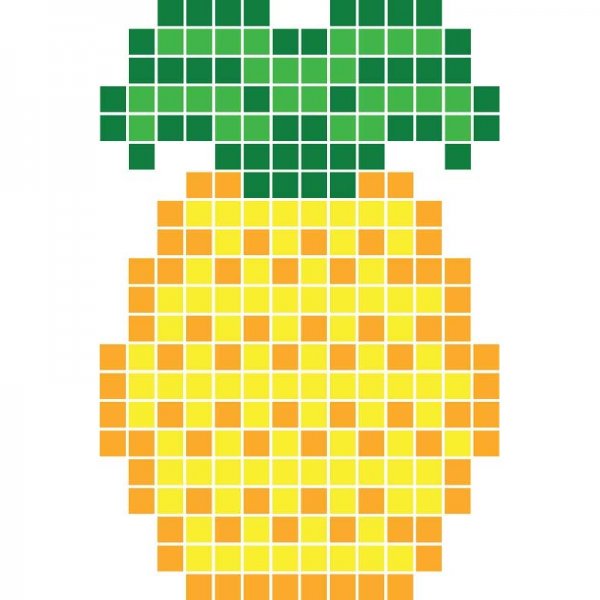 Рисунки по клеточкам в тетради фрукты