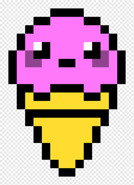 Рисование по клеточкам мороженое