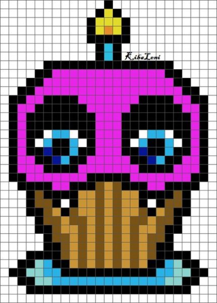 Рисование по клеточкам ФНАФ