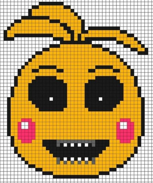 Рисование по клеточкам ФНАФ