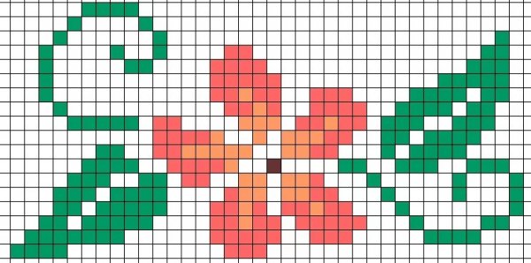 Узор по клеточкам для вышивания